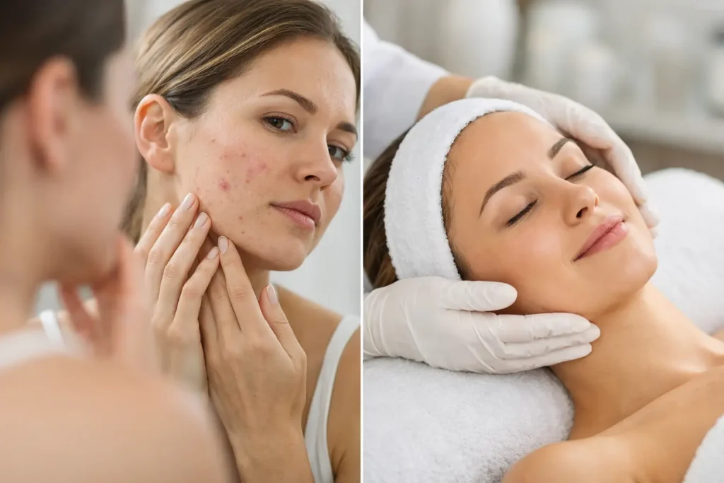 Adult Acne Facial Results: What to Expect